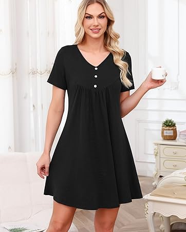 iClosam Women's Maternity Nightdress Button Down Nightgown Soft Cotton Breastfeeding Nightwear Labour Nursing for Hospital Pyjamas Loungewear S-XXL 14 3c418df0 1ad6 4ab4 a2da ac0cd9eb0b48. CR0,83,1700,2127 PT0 SX362 V1