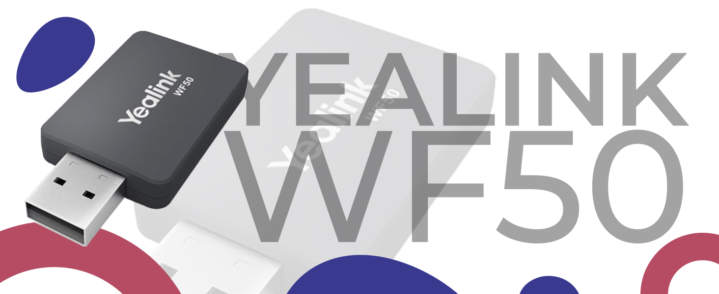 Yealink WF50 WiFi adapter delivering seamless wireless connectivity for business and office devices