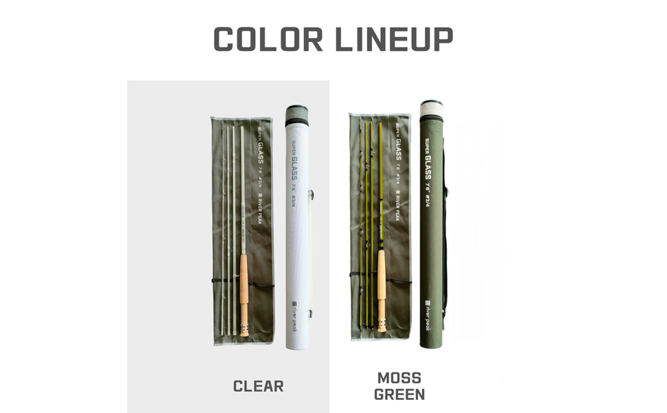  PEAK SUPER GLASS 7'6\" フライ モスグリーン river peak(リバーピーク) Super GLASS (送料無料) : にしきた