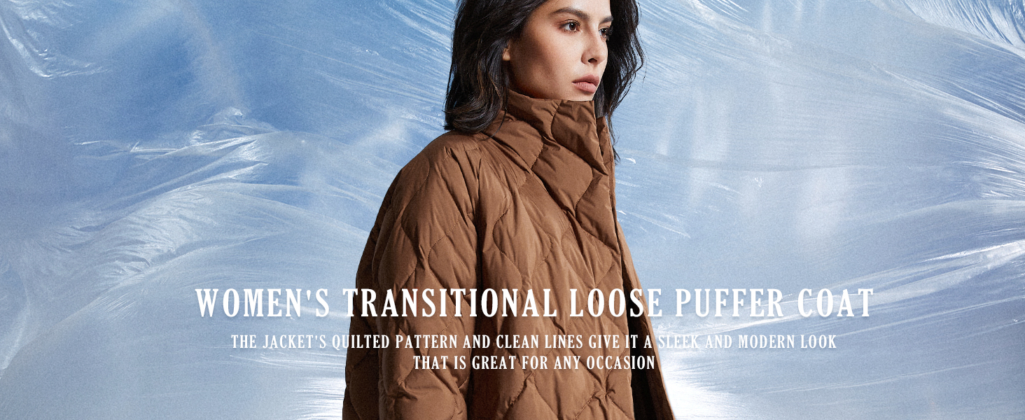 Women's Lightweight Long-Sleeve Puffer Jacket