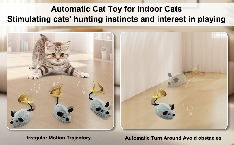 Automatic Cat Toy for Indoor Cats
