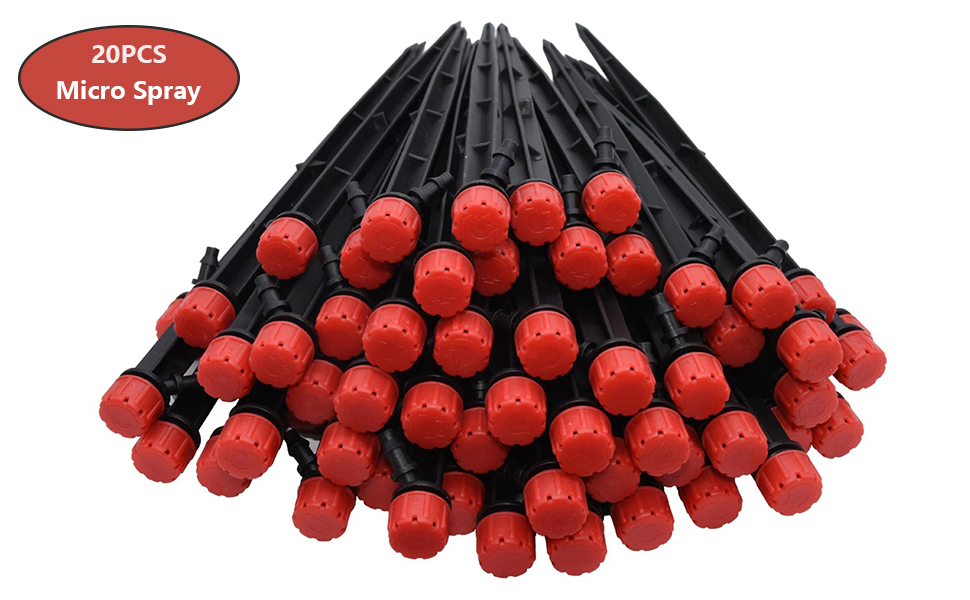 Kalolary Irrigation Dripper Drip Emitter, 20PCS Micro