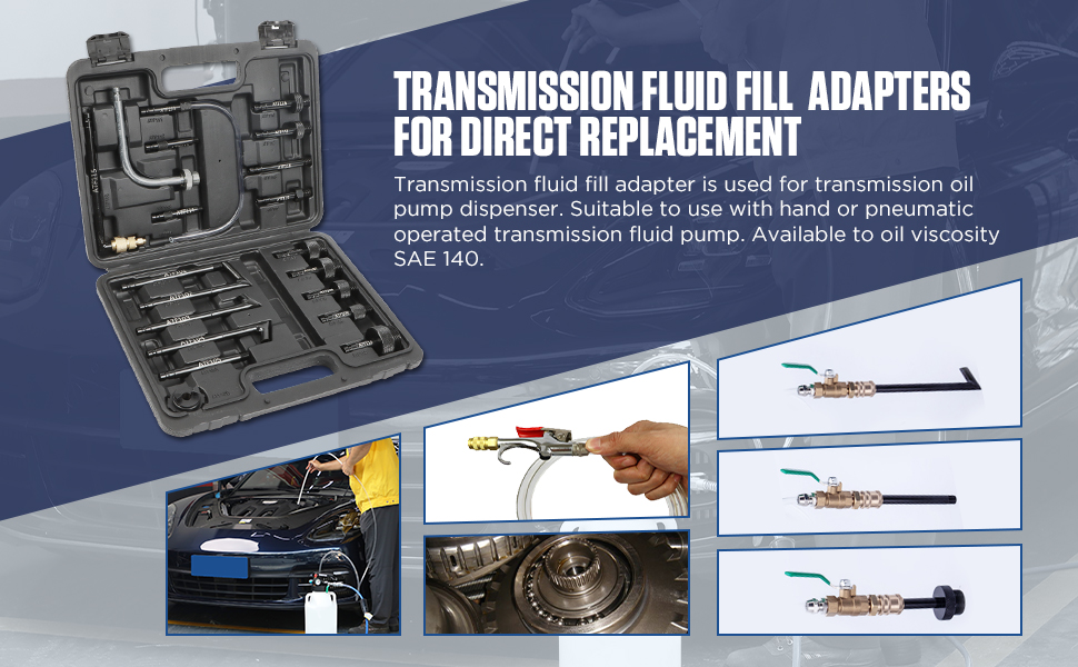 Transmission Fluid Fill Adapter High Hardness & Antirust