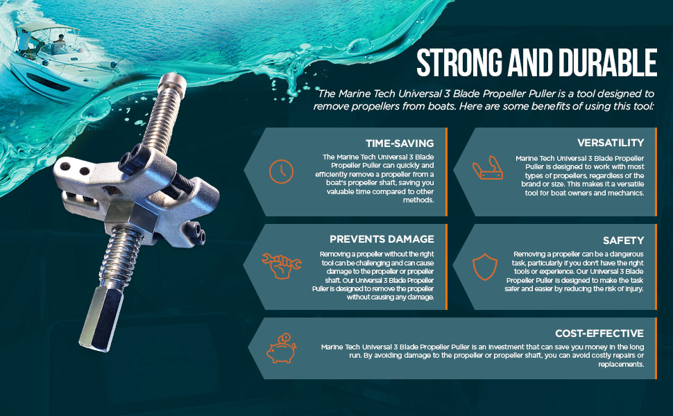 Marine Tech Tools Universal 3 Blade Propeller Puller