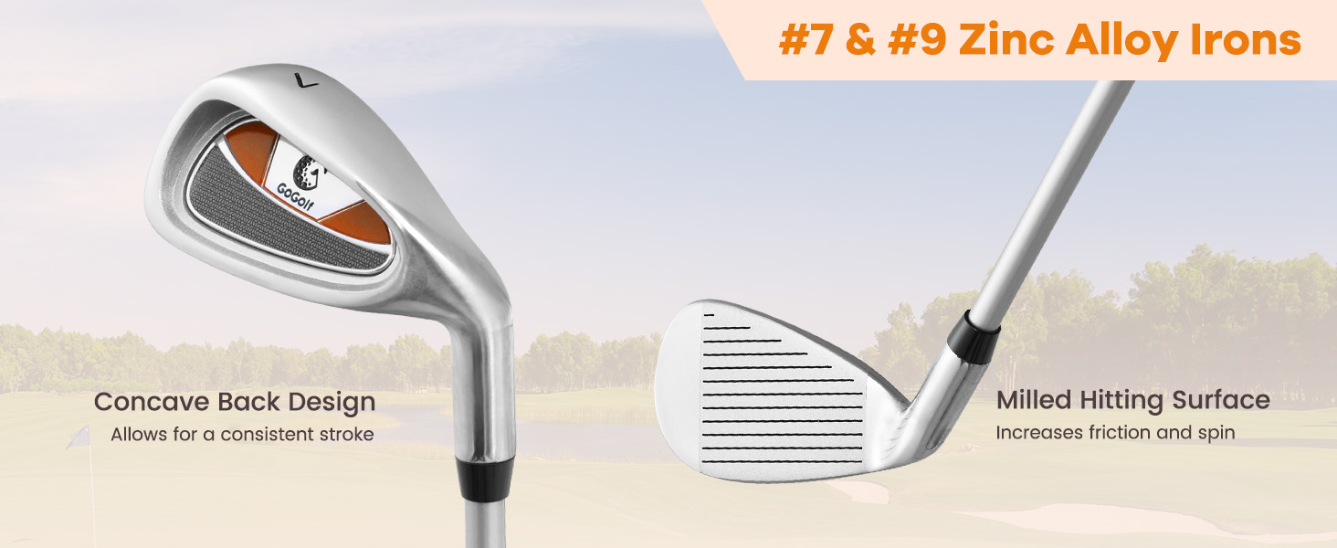 Costway Junior Complete Golf Club Set for Age 8 to 13