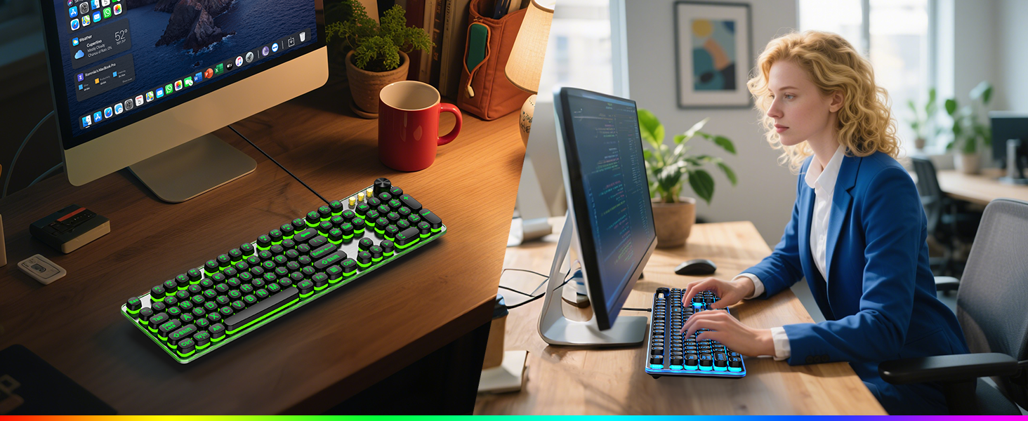 Large Print Backlit Keys