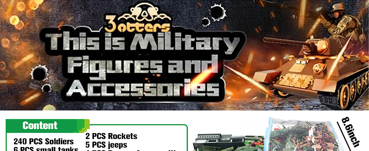 Army Men Military Set