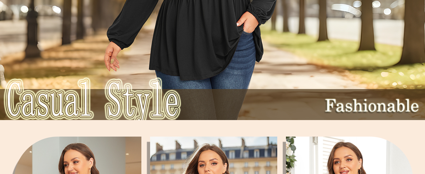 Fall Tops Dressy Casual Blouses Pleated 