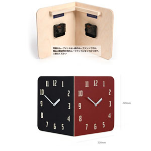 Amazon.co.jp: 電波両面時計 Morden Retro Round Corner Clock Amazon.co.jp: 電波両面時計 Morden Retro Round Corner Clock