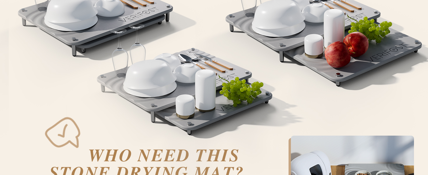 drying stone for kitchen counter