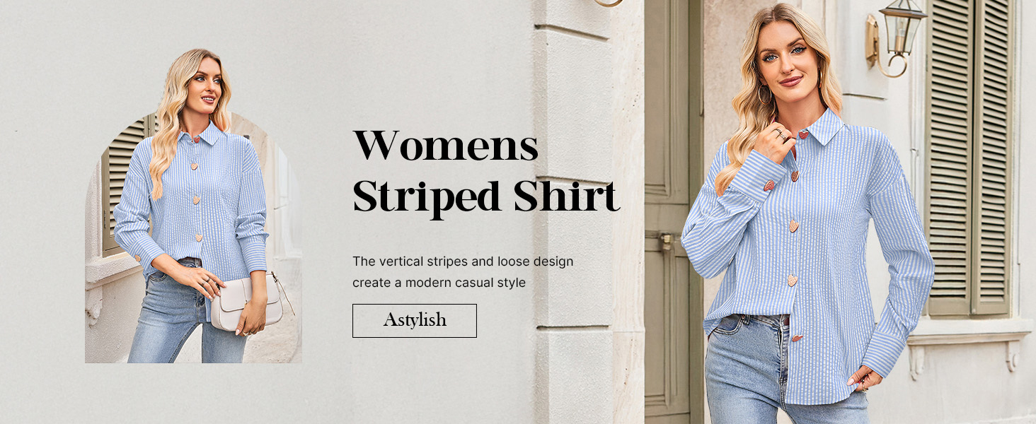 women striped shirts