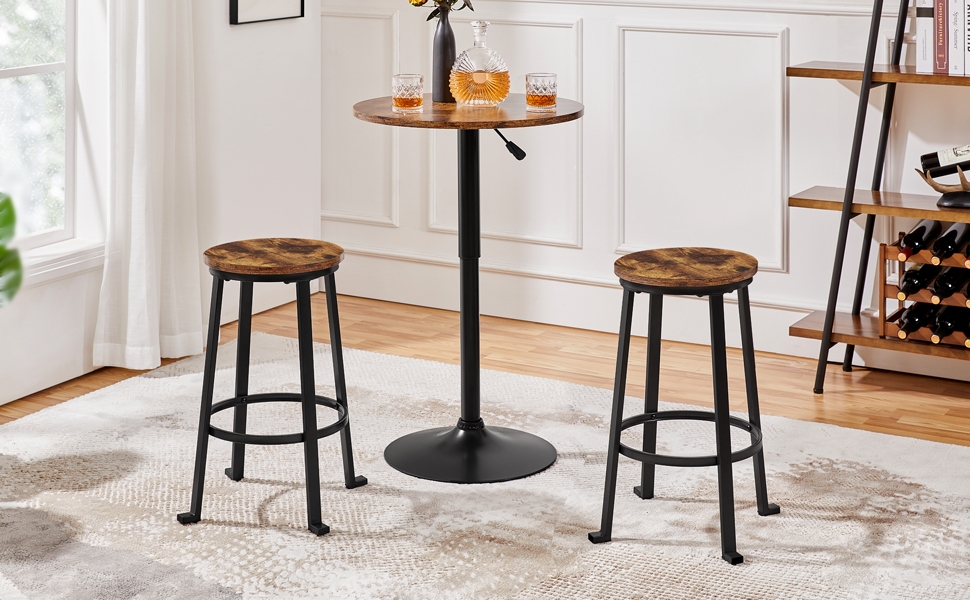 Yaheetech 24 inch Bar Stools Set of 4 Counter Height Stools