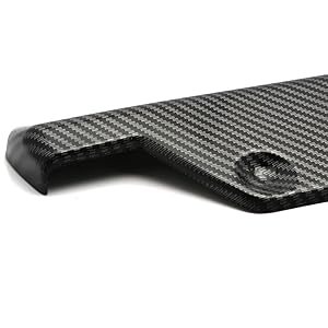 JDM Carbon Fiber Style Rear Bumper Fin Canard Splitter Diffuser Valence Spoiler Lip