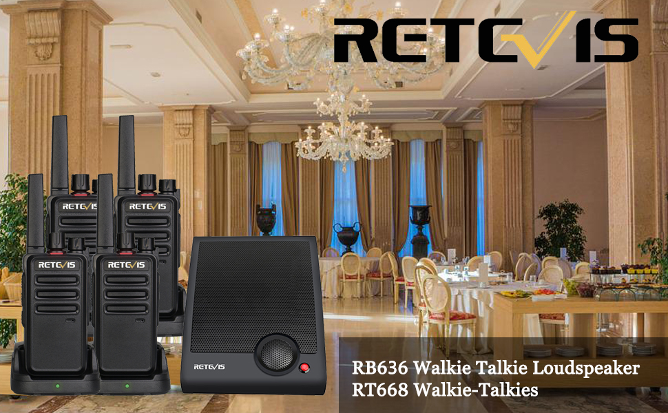Speakers in walkie talkies