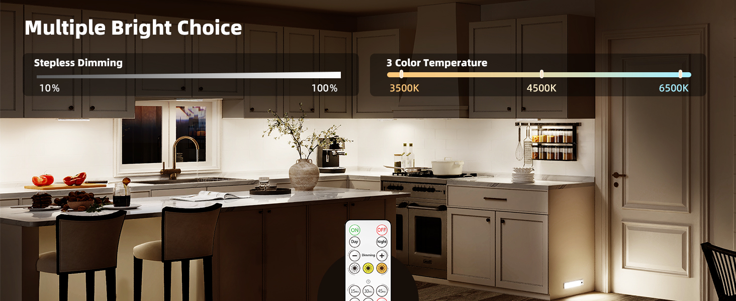Under Cabinet Lighting with Remote