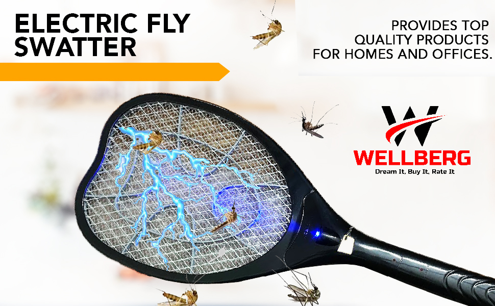 Wellberg Mosquito Racquet Mosquito Bats Mosquito Racket 400 MAH