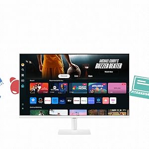 Samsung 32 smart tv 4k ultrahd uhd ultra hd monitor speakers