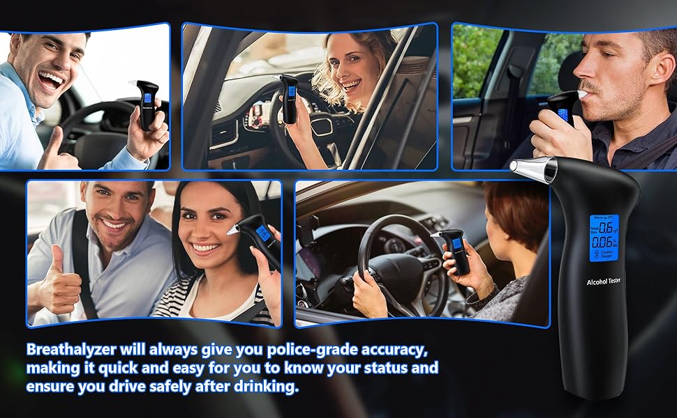 VRKYRIN Breathalyzer for Alcohol, Portable Breathalyzers to