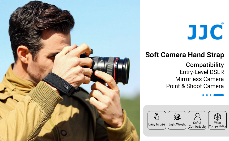 JJC Soft Camera Hand Strap