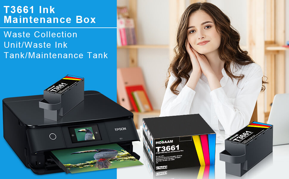 HOSAAM T3661 Ink Maintenance Box Compatible with XP15000