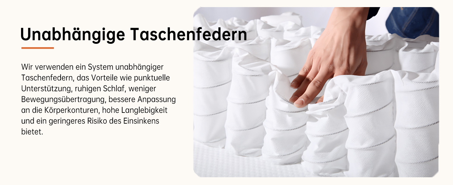 matratze 90x200 20cm hoch taschenfederkernmatratze 90x200cm federkernmatratze 90x200 mattress 90x200