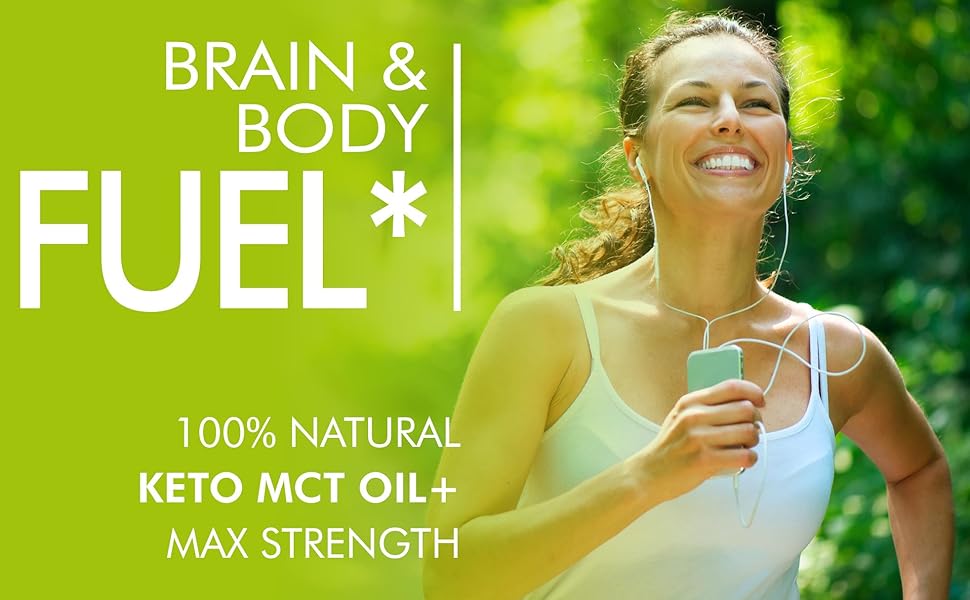 keto fuel for the brain and body keto energy pure mct oil capsules oil ketosis pills medium-chain