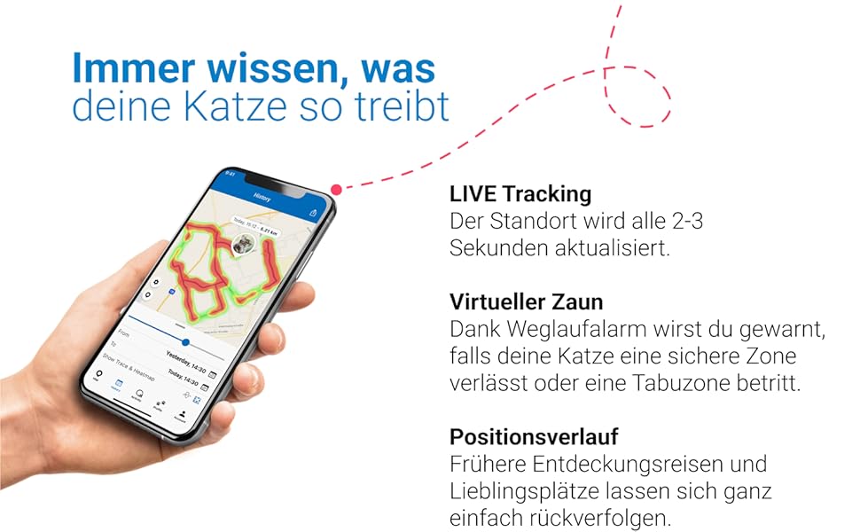 Tractive GPS CAT 4 (2022). GPS Tracker für Katzen mit LIVE Tracking