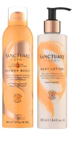 foaming shower gel and body lotion