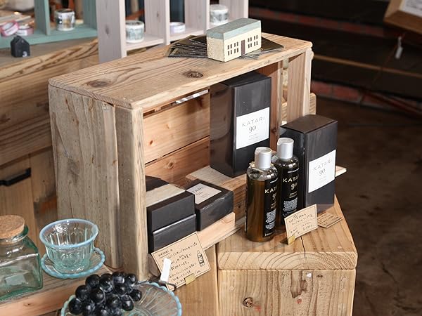 Amazon.co.jp: OLD ASHIBA ナーセリーボックス 無塗装 足場板 古