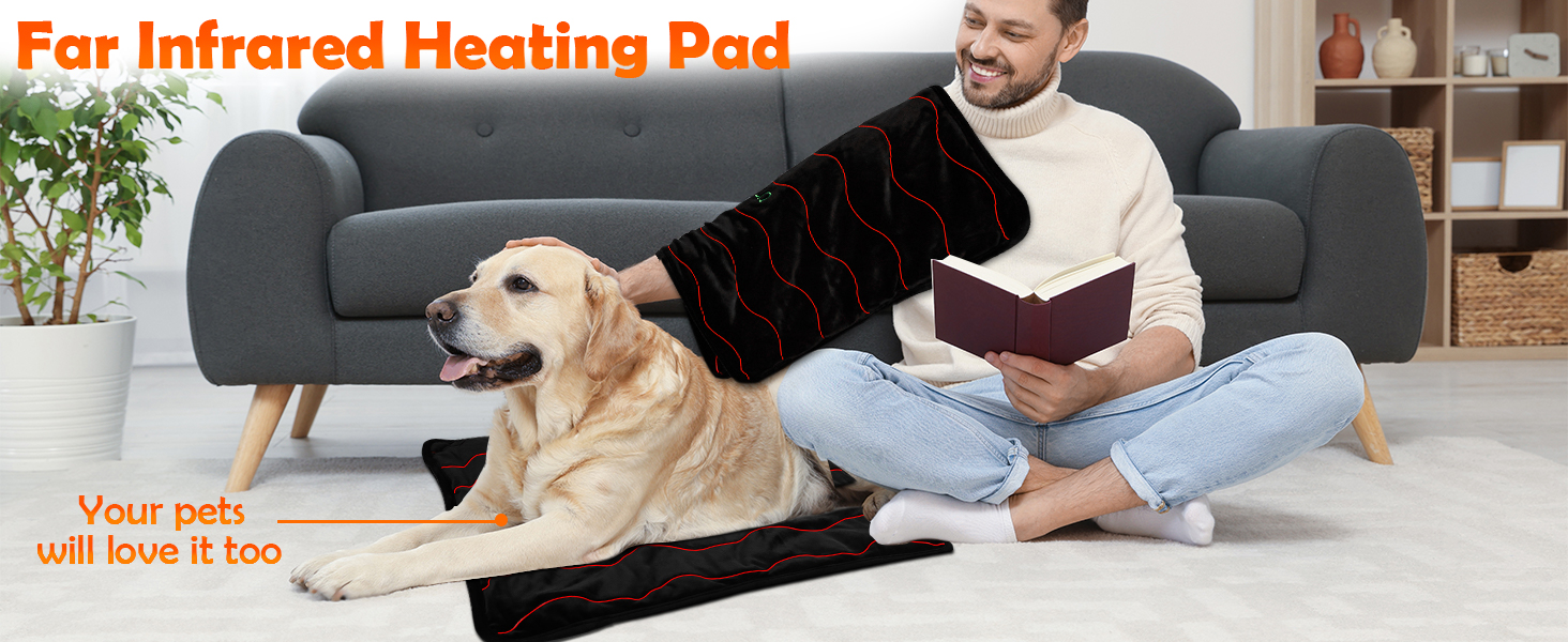 Far infrared heating pad