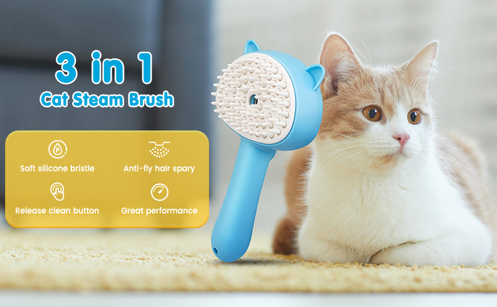 silicone cat brush