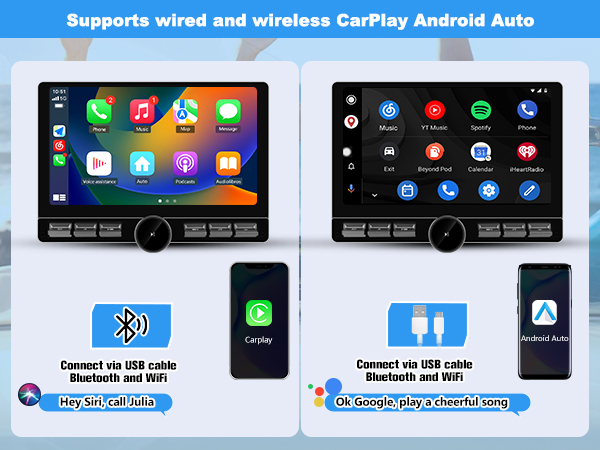Amazon.com: 10.6 Inch Single Din Car Radio Upgrade Rotating