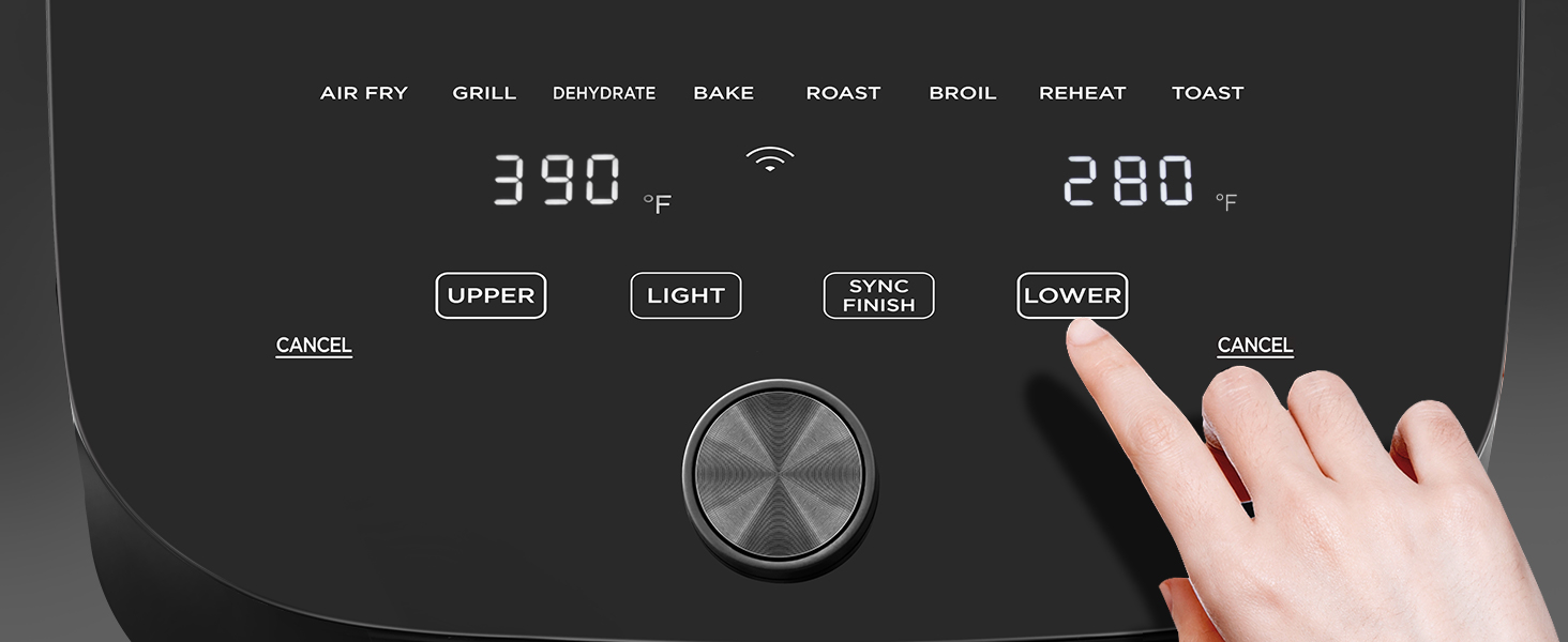 Intuitive panel, 8 presets menu, smart sync finish