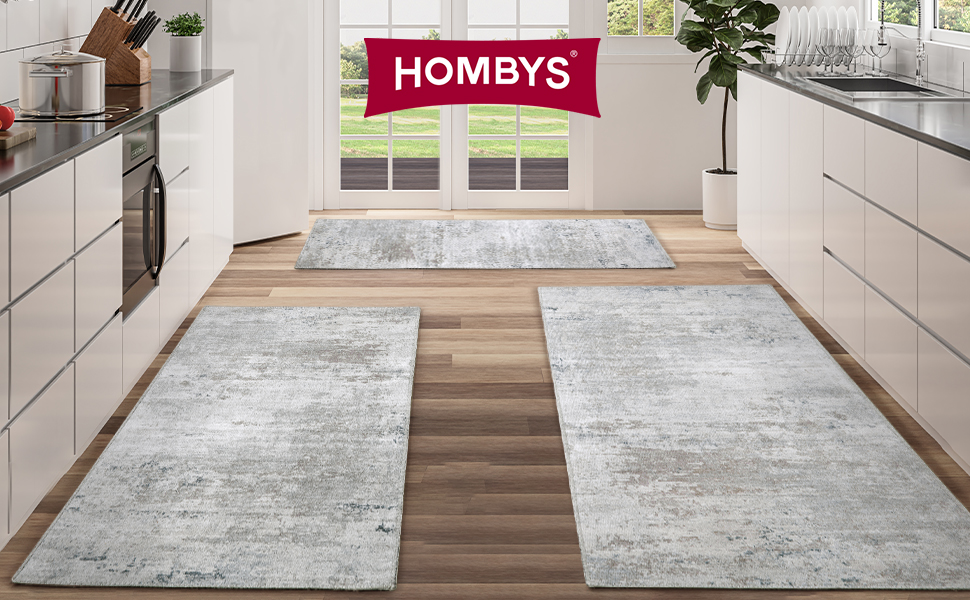 HOMBYS Washable Non Slip Kitchen Rugs Set of 3 Brown for Floor Absorbent Modern Abstract Mats Soft Low Pile Rug Kitchen 3c90f975 B3ba 4626 957f C79aa8f16768. CR0,0,970,600 PT0 SX970 V1