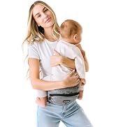 Tushbaby Safety-Certified Hip Carrier for Babies & Toddlers: Machine Washable Child Waist Seat fo...