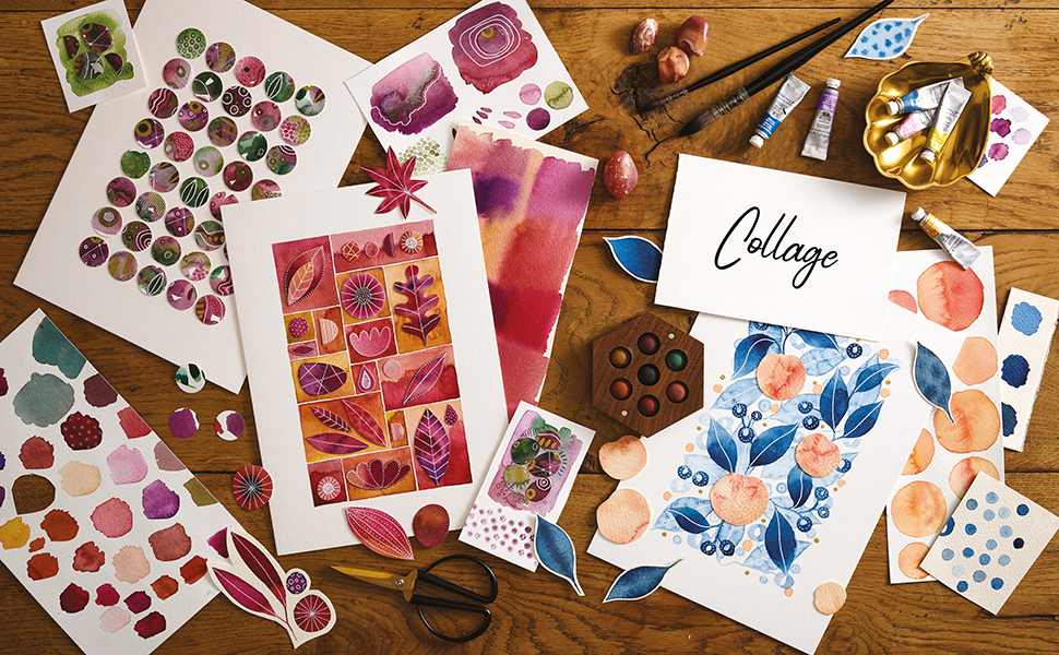 abstract art mixed media watercolour journal prompts artist sketchbook beginner botanical painting