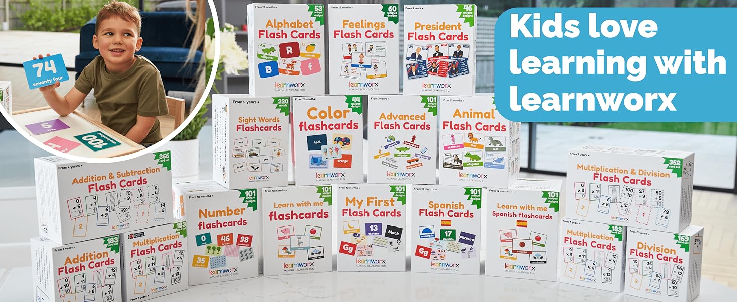 Learn with me flash cards