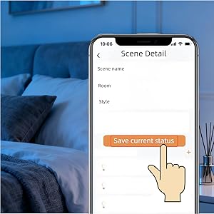 One tap to save current scene
