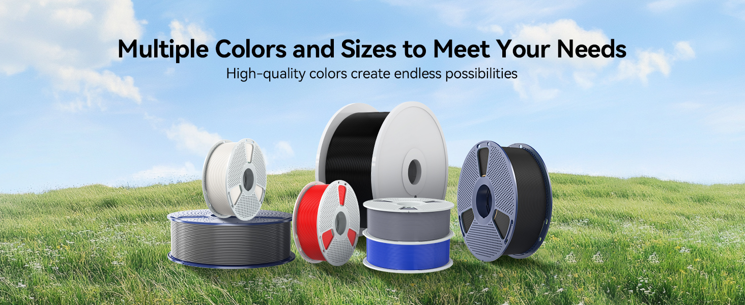 SUNLU 3D Printer Filament ASA Filament 1.75mm 3D printing filament 3D FILAMENT