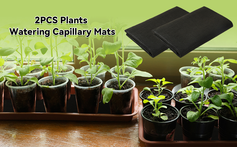 ECcandiedhaws 2Pack Automatic Plant Watering Mat 47.2"x39