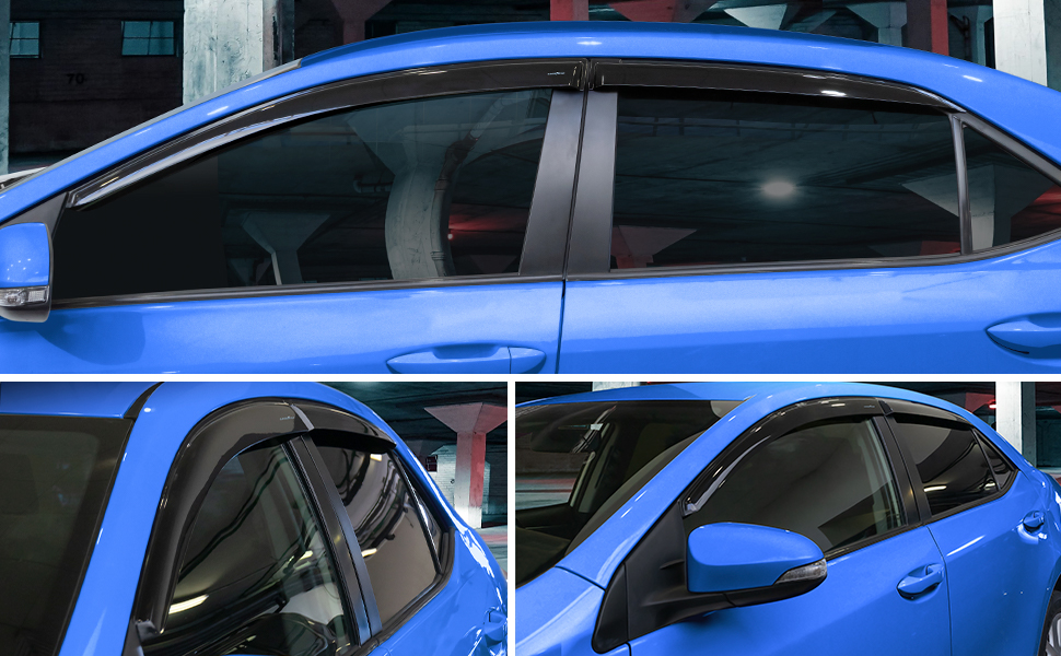 Goodyear Shatterproof Side Window Deflectors for Toyota