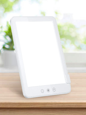 SAD Lamp, Light Therapy Lamp 10000 Lux, SAD LED Lights with 5 Brightness Modes,