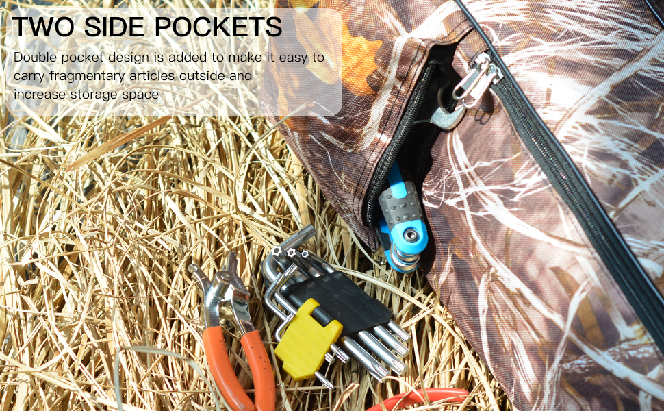 crossbow cases soft with two side pockets