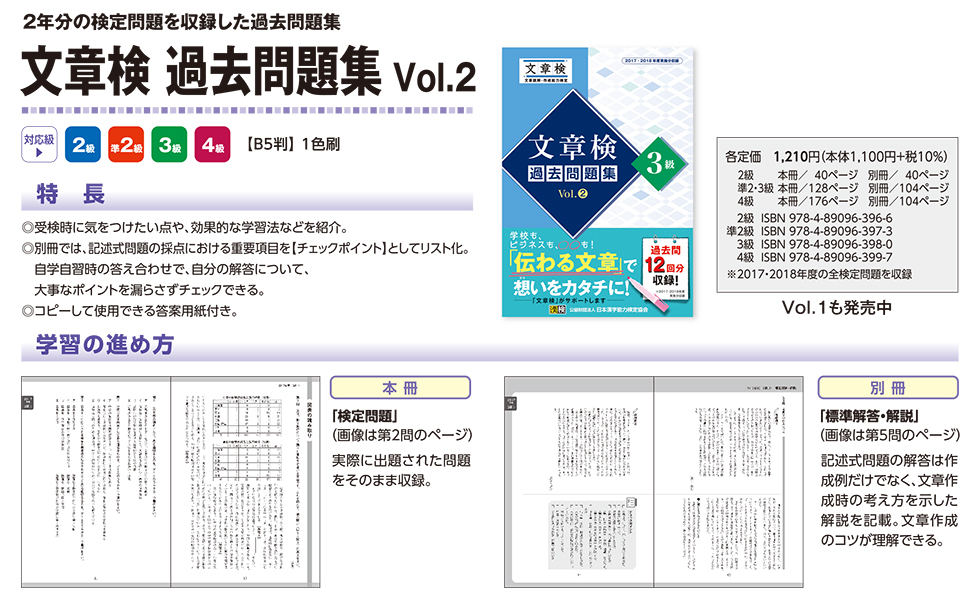 文章検 過去問題集 Vol.2