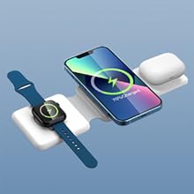 travel wireless charger magsafe iphone charger stand