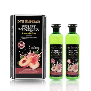 Fruit Vinegar Hair Dye Color for Both Men & Women – Natural & Ammonia-Free Emperor Hair Dye