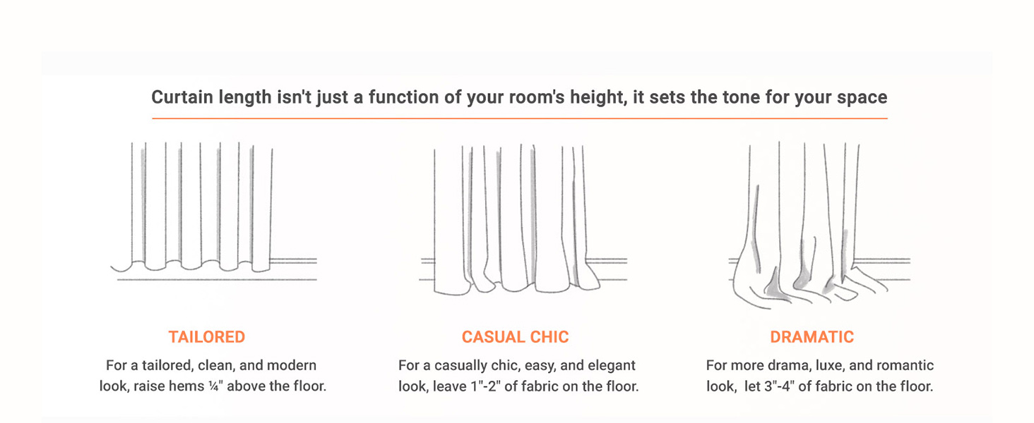 Curtain Length Style Guide