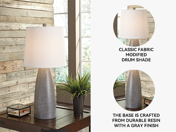 Amazon.com: Signature Design by Ashley Shavontae Modern Table Lamp