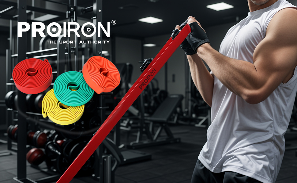 Amazon.co.jp: PROIRON トレーニングチューブ 懸垂 チューブ