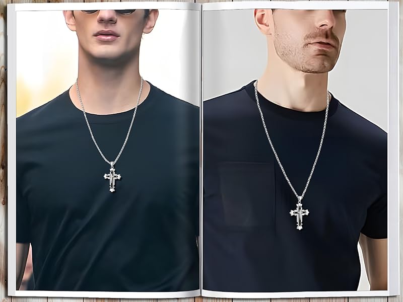 cross necklace for men